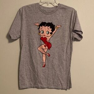 Betty Boop Gray T-Shirt